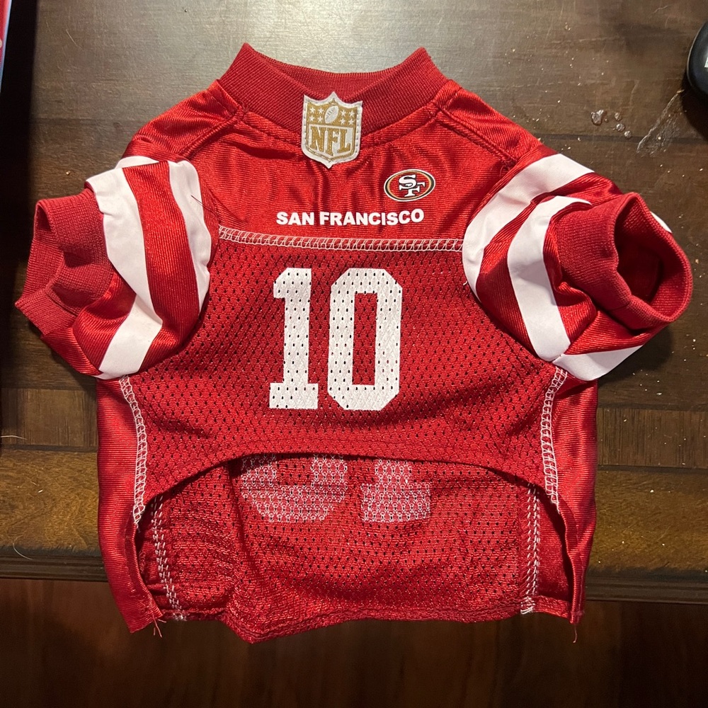 Like new, Dog jersey , Small- NFL official